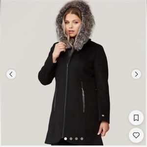 New without tags soia&kyo women’s black wool coat